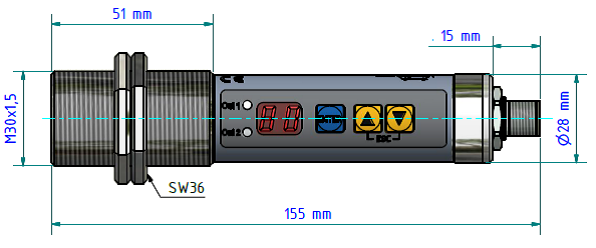 Габаритные размеры CellaSwitch PKS 10 AF1